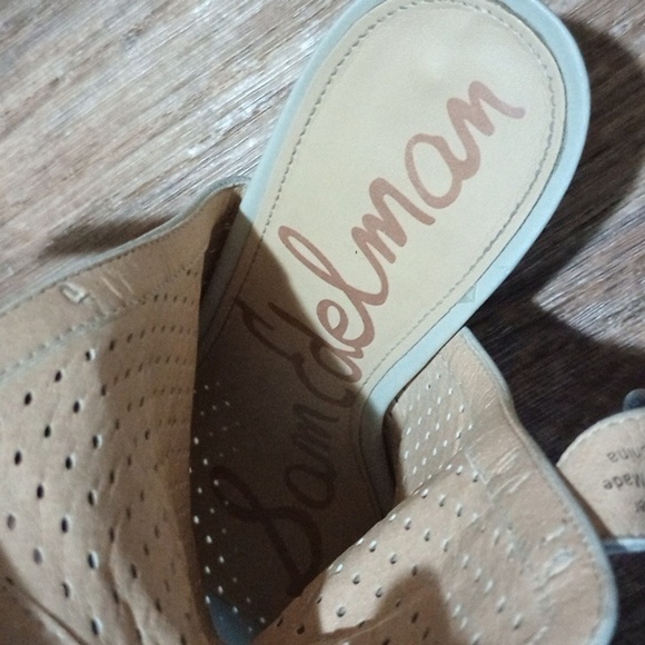 Sam Edelman Elegant Cream Open Back Sandals - Picture 5 of 5